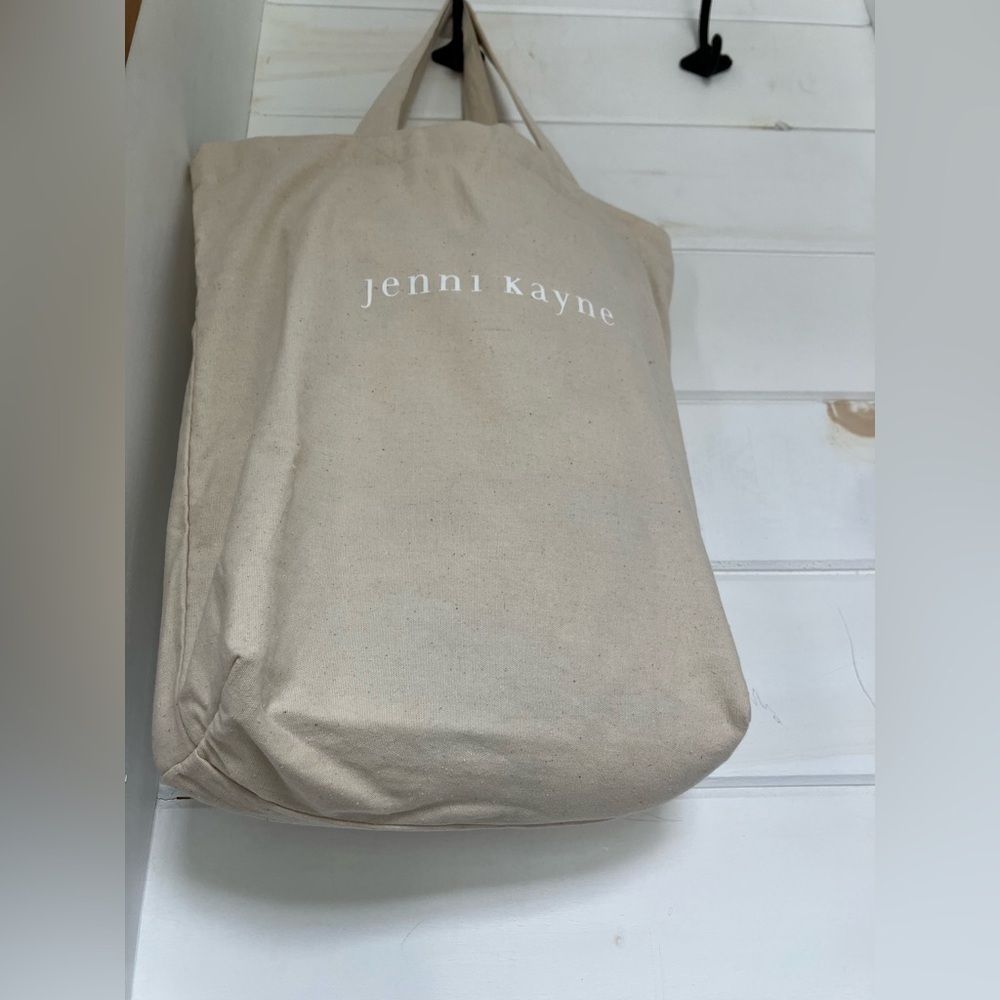 Jenni Kayne Small Canvas Shopping Tote Logo - Picture 5 of 17